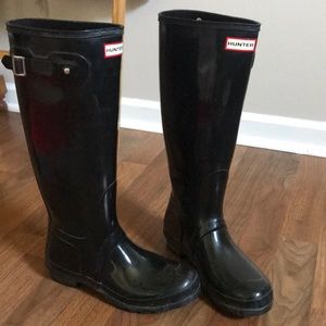 Tall Gloss Hunter boots